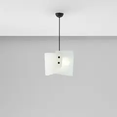 Rare ceiling light by Max Ingrand, circa 1959, Glass, painted brass, sold Nov 2021