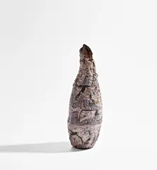 Ewen Henderson, Vessel, circa 1990, Mixed laminated clays, volcanic glazes with contasting textures