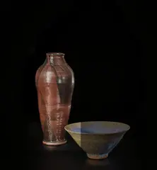 Large vase by William Staite Murray, circa 1930, Stoneware, layered iron glazes, sold Nov 2021
