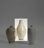 Charles Vyse, Large vase, 1936, Stoneware, light grey glaze