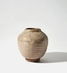 Margaret Rey, Vase, circa 1935, Stoneware, flowing wood ash glazes