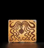 Bernard Leach, Large tile with Etruscan style octopus