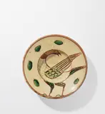 Michael Cardew, Bowl with 'Bird with Five Eggs' design