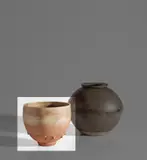 Norah Braden, Bowl, circa 1934, Stoneware, layered and flowing wood ash glazes