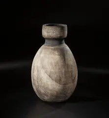 Monumental vase by Hans Coper, circa 1956, Stoneware, porcelain slips and engobes over a textured body with combed, sweeping design, the neck and interior with man, sold Nov 2021