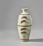 Bernard Leach, 'Leaping Salmon' vase