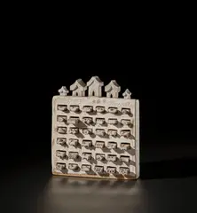 Ian Godfrey, Large white chest of drawers, circa 1970, Stoneware, matt white glaze