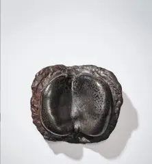 Donald Locke, 'Twin Form Relief' wall hanging, 1971-1973, Stoneware, iron and glossy black glazes