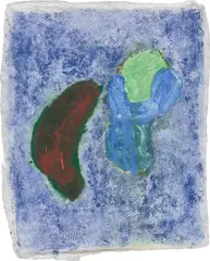 Untitled by Ron Gorchov, watercolour and gouache on handmade paper, sold Feb 2021