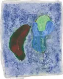 Ron Gorchov, Untitled, watercolour and gouache on handmade paper