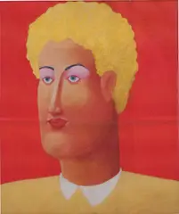 Nicolas Party, Untitled, 2014, digital print on paper bag