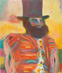 New Resolve by Ryan Mosley, 2015, oil on canvas on panel, sold Feb 2021