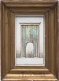 Pablo Bronstein, Painted Venus Arch, 2014, ink and watercolour on paper, in artist's frame