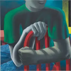 Jordan Kasey, The Chair by the Window, 2017, oil on canvas