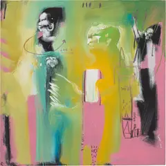 Larmes de lait by Soly Cissé, 2010, acrylic on canvas, offered Feb 2021