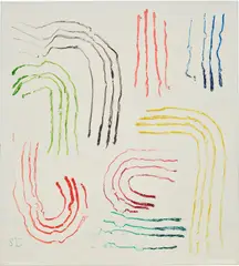 Sebastian Dacey, Untitled, 2010, oil and lacquer on canvas