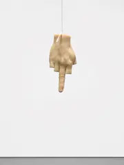 Untitled by Maurizio Cattelan, 2009, polyurethane rubber, sold Feb 2021