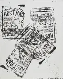 Josh Smith, Untitled, 2007, acrylic and silkscreen ink on canvas