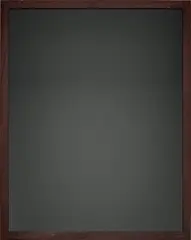 Sherrie Levine, Black Mirror: 11, 2004, mirrored glass, in artist's frame