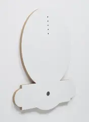 Michael Rey, Untitled, 2014, oil on plasticine on shaped board