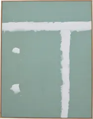 Isaac Brest, Ace on 1st, 2013, joint compound on drywall, in artist's frame