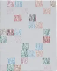Richard Tuttle, Color Overlap (A), 2006, coloured pencil and graphite on canvas board
