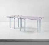 Jean-Marc Bustamante, Table (Pink), 2003, painted glass and metal