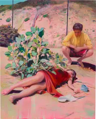 Christoph Schmidberger, Are You Serious, 2004, oil and acrylic on MDF panel
