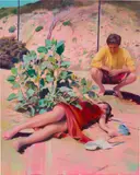 Christoph Schmidberger, Are You Serious, 2004, oil and acrylic on MDF panel