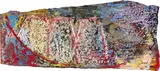Rachel Jones, A Sliced Tooth, 2021, oil pastel and oil stick on paper