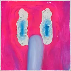 Austin Lee, Gawk, 2014, Flashe acrylic on canvas