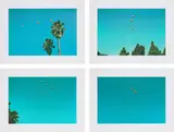 John Baldessari, Throwing Three Balls in the Air to Get a Straight Line (Best of Thirty-Six Attempts), 1973, offset lithograph, in 12 parts