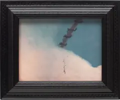 Monster Chetwynd, Bat Opera, 2006, oil on canvas paper in artist's frame