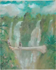 Danilo Buccella, The Bridge, 2019, oil on canvas