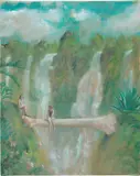 Danilo Buccella, The Bridge, 2019, oil on canvas