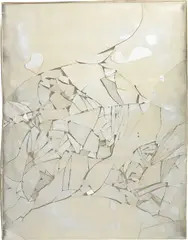 Luca Dellaverson, Untitled, 2014, epoxy resin and mirrored glass