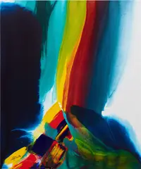 Paul Jenkins, Phenomena Alchemist’s Furnace, 2004, acrylic on canvas