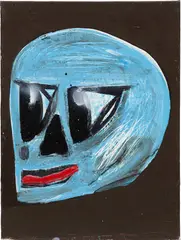 Alien by Eddie Martinez, 2009, acrylic on canvas, offered Jul 2021