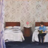 Caroline Walker, Twin Room, 2004, oil on canvas