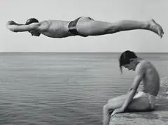 Nino Migliori, Il Tuffatore, 1951, gelatin silver print