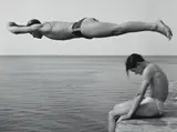 Nino Migliori, Il Tuffatore, 1951, gelatin silver print
