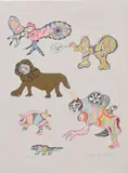Niki de Saint Phalle, I am a beautiful camel, 1972, lithograph on paper