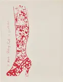 Andy Warhol, A Whole Stocking Full of Good Wishes, 1956, offset lithograph on paper