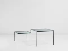 5000mm-table by Oki Sato, 2010, painted metal and glass, sold Jul 2021