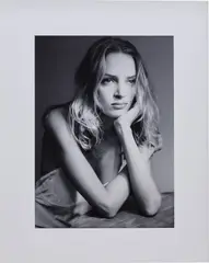 Uma Thurman by Albert Watson, 1993, archival pigment print, flush-mounted on aluminium, offered Jul 2021