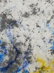 Jens Einhorn, *You're Driving Me Crazy II*, 2015, glue, polyester, pigment and oil on canvas