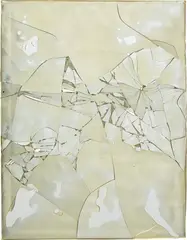 Luca Dellaverson, Untitled, 2014, epoxy resin and mirrored glass