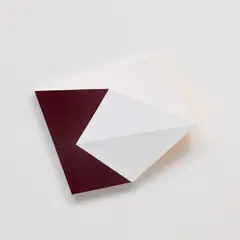 Rubellite by Charles Hinman, 2013, acrylic on shaped canvas, sold Jul 2021