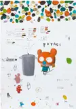 Edgar Plans, Potage, 2019, acrylic, graphite and marker on paper