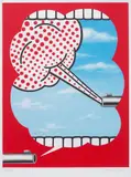 Emily Mae Smith, Chekhov's Gun, 2017, screenprint on Coventry rag paper